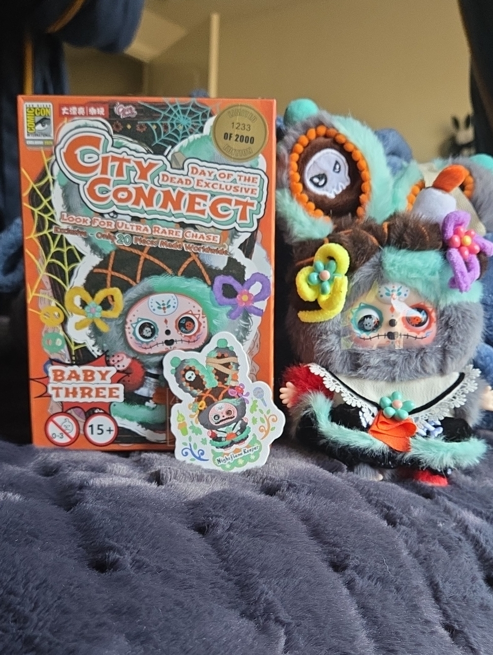 San Diego Comic Con Exclusive Baby Three Plush - Multi-color Collectible Toy
